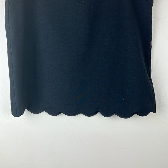 Skies and Blue Woman’s Skirt 1X Knee Length Pockets Elastic Waist Scallop Hem - Picture 4 of 7